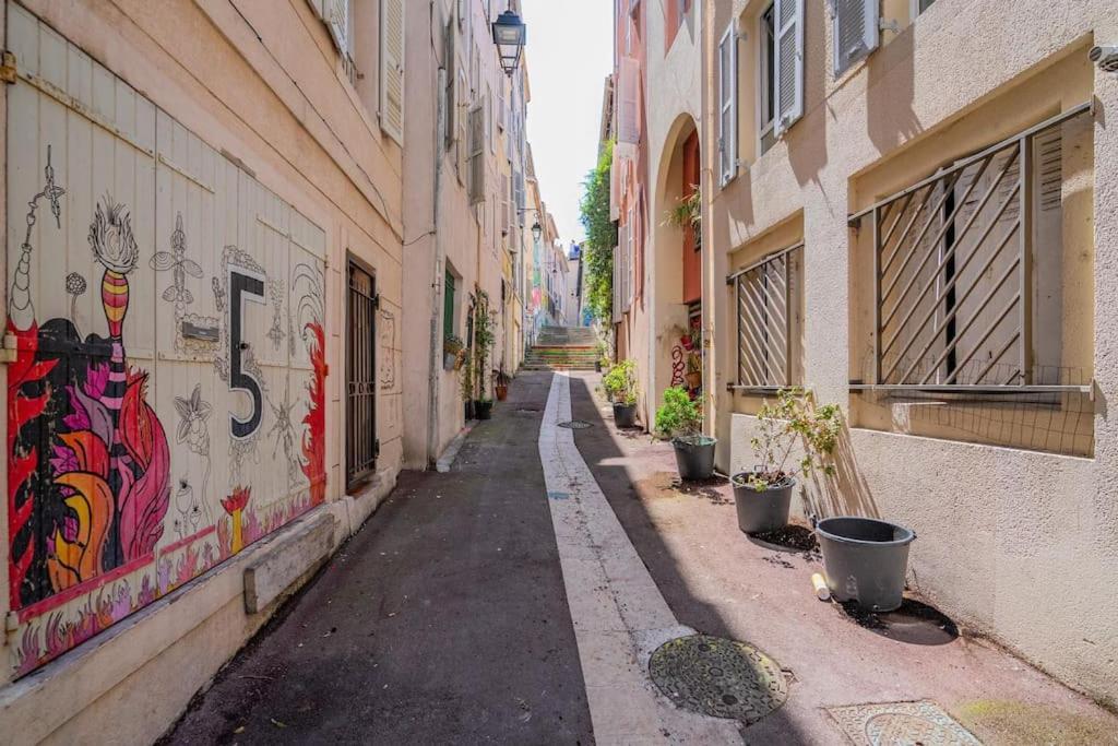 Charmant T2 Au Coeur Du Panier Marseilles Buitenkant foto